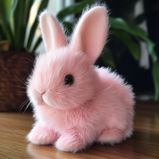 Realistic Bunny Toy